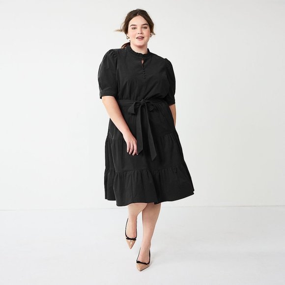 NWT Draper James RSVP Short Sleeve Button-Front Dress Size 2X - Picture 1 of 8